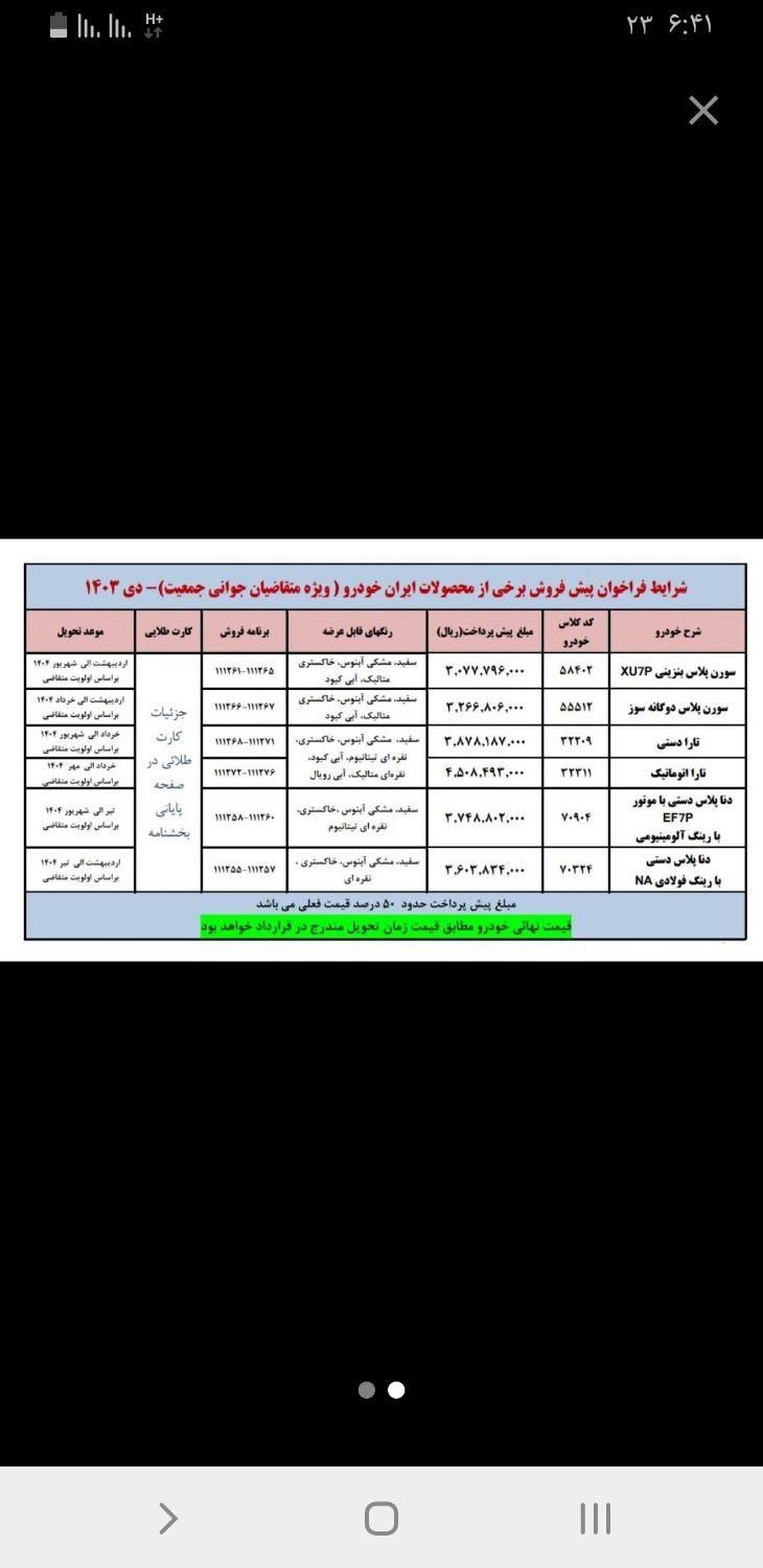 سمند سورن پلاس EF7 بنزینی - 1403