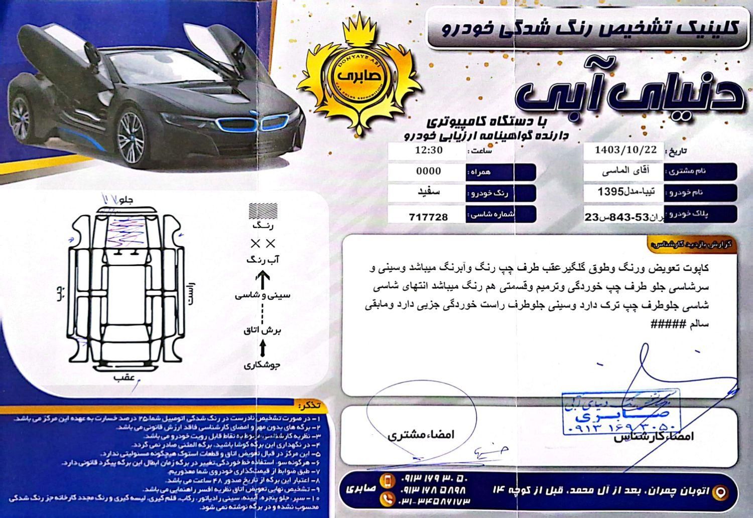 تیبا صندوق دار EX - 1395