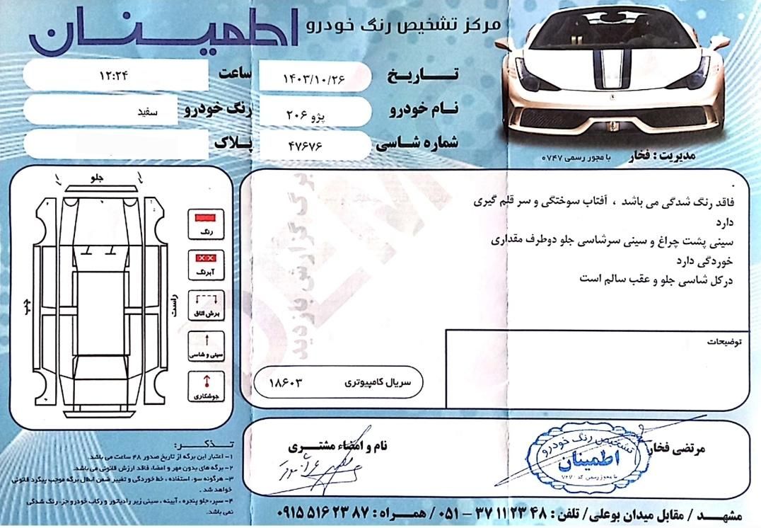 پژو 206 تیپ 2 - 1388