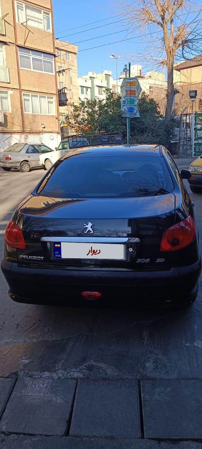 پژو 206 SD v8 - 1395