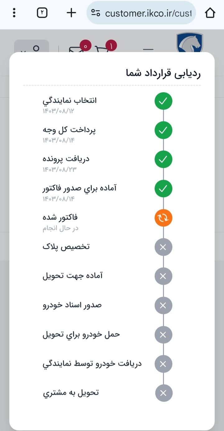 پژو 207 دنده‌ای با موتور TU3 - 1403