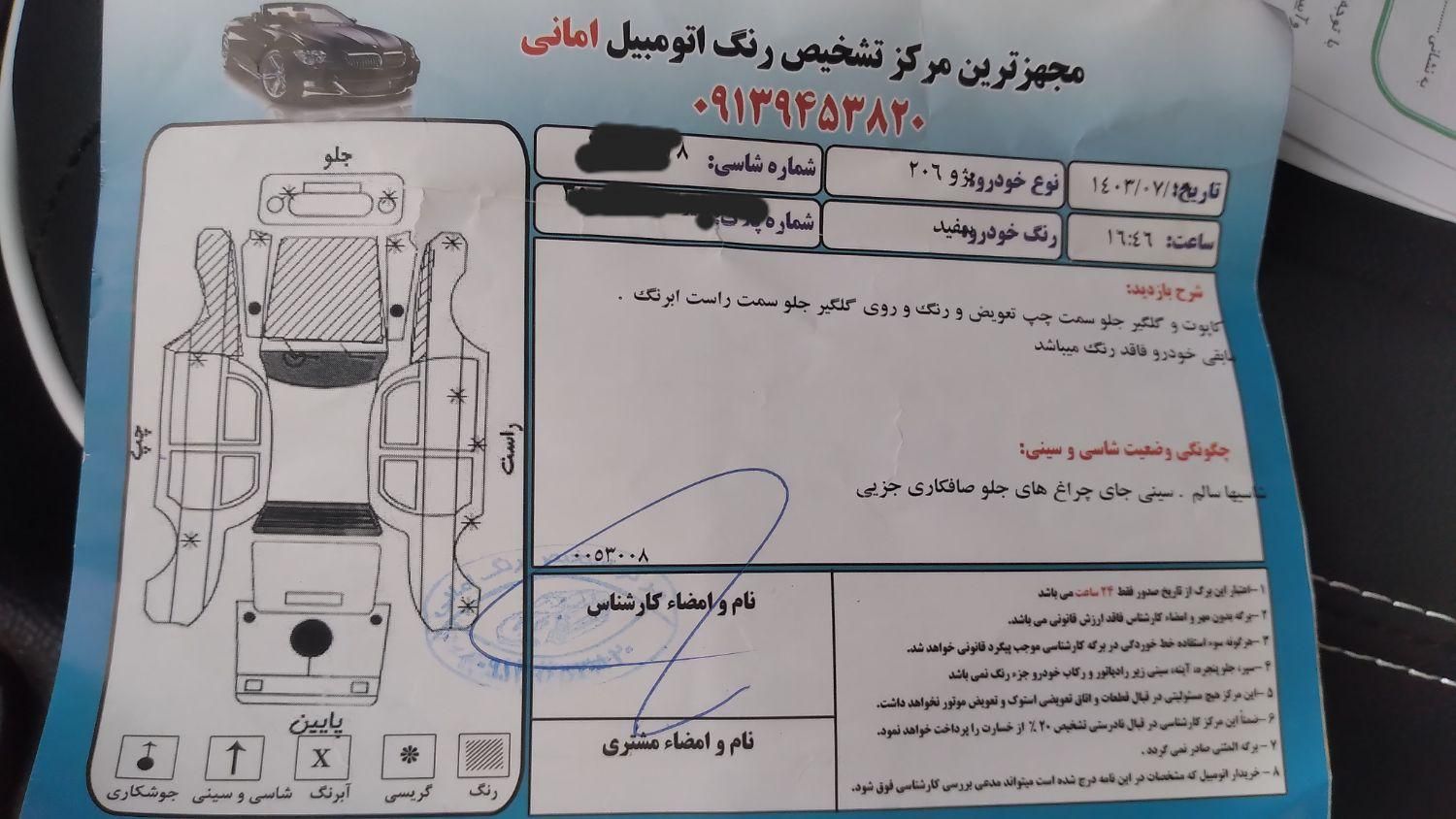 پژو 206 تیپ 2 - 1386