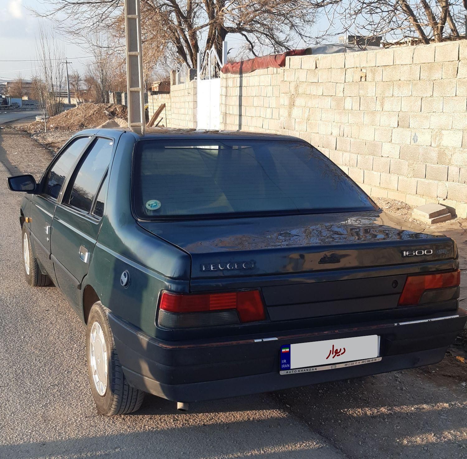 پژو آردی دوگانه سوز CNG - 1382