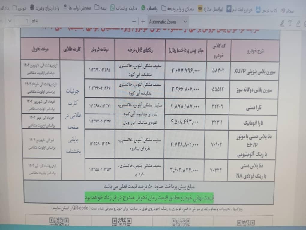 سمند سورن پلاس EF7 بنزینی - 1403