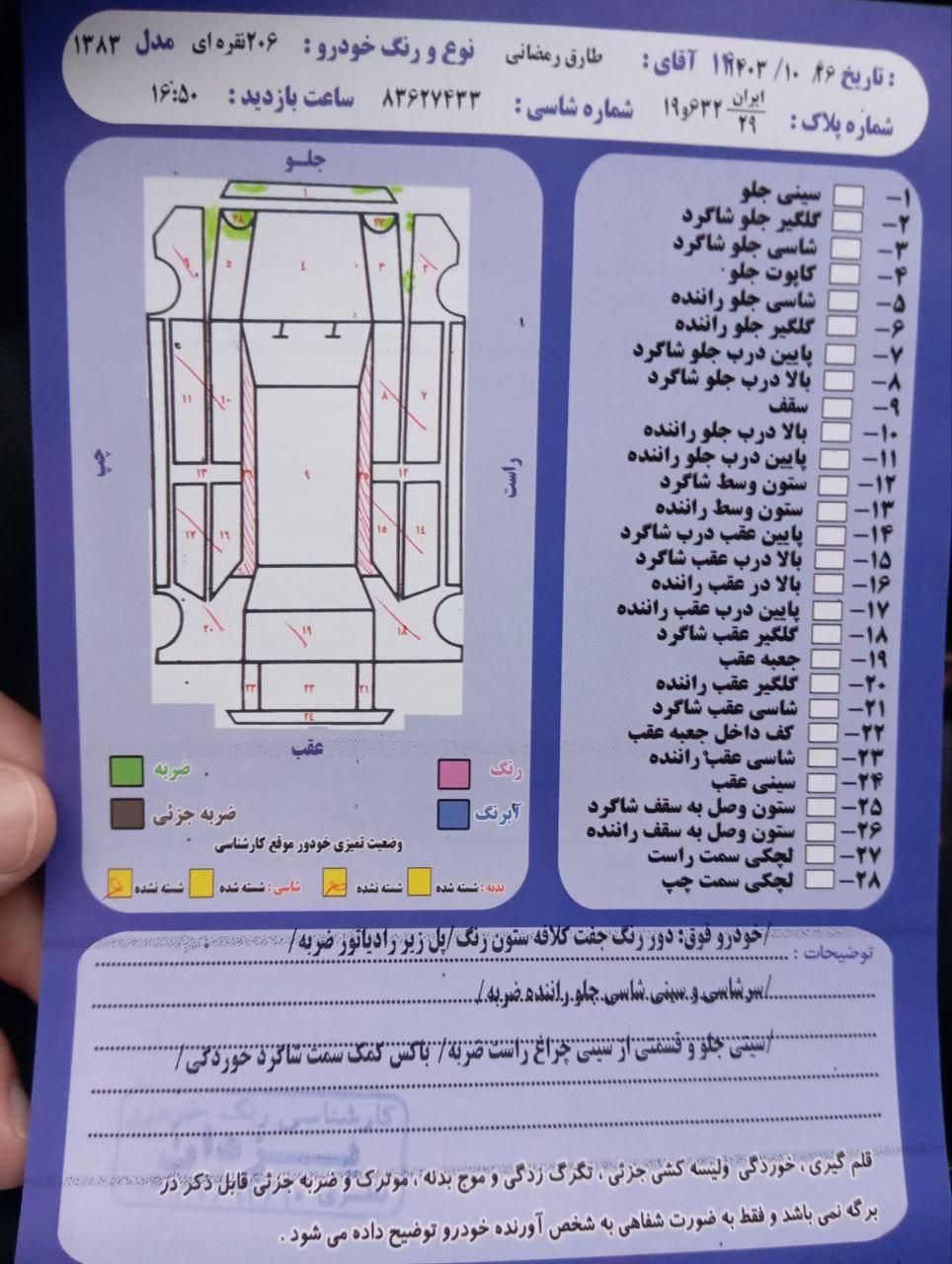 پژو 206 تیپ 2 - 1383