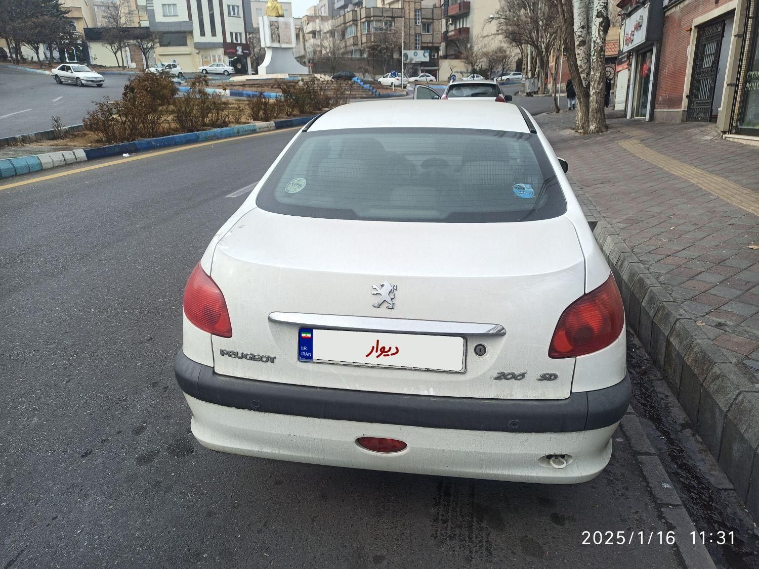 پژو 206 SD v8 - 1398