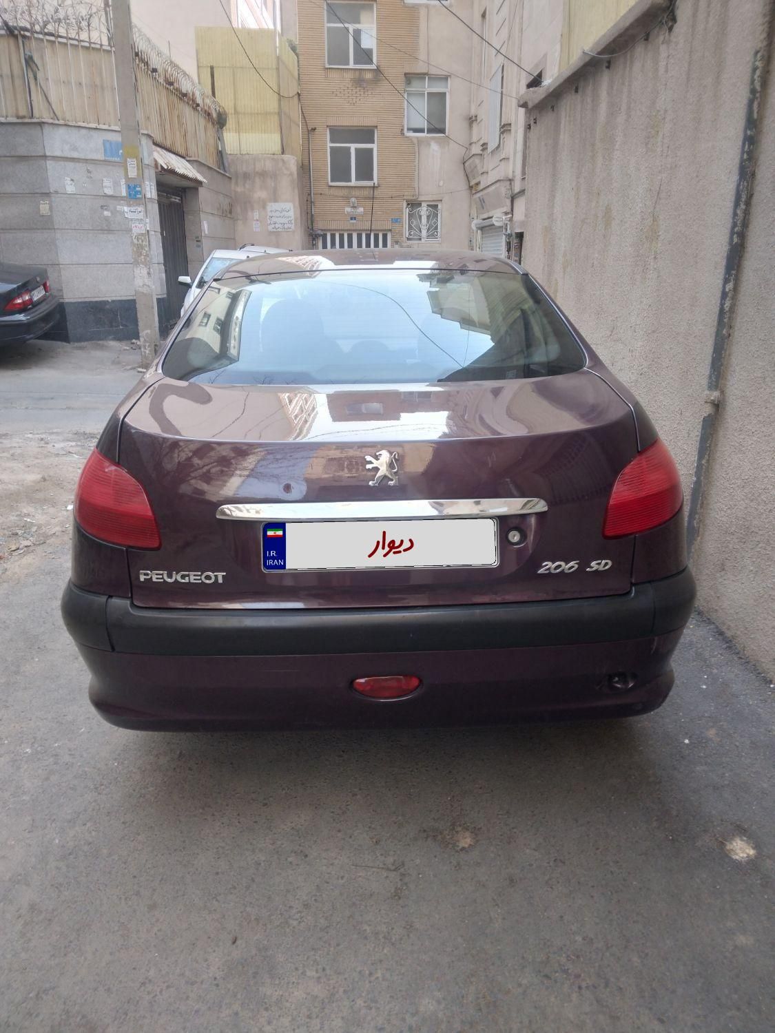 پژو 206 SD v8 - 1390