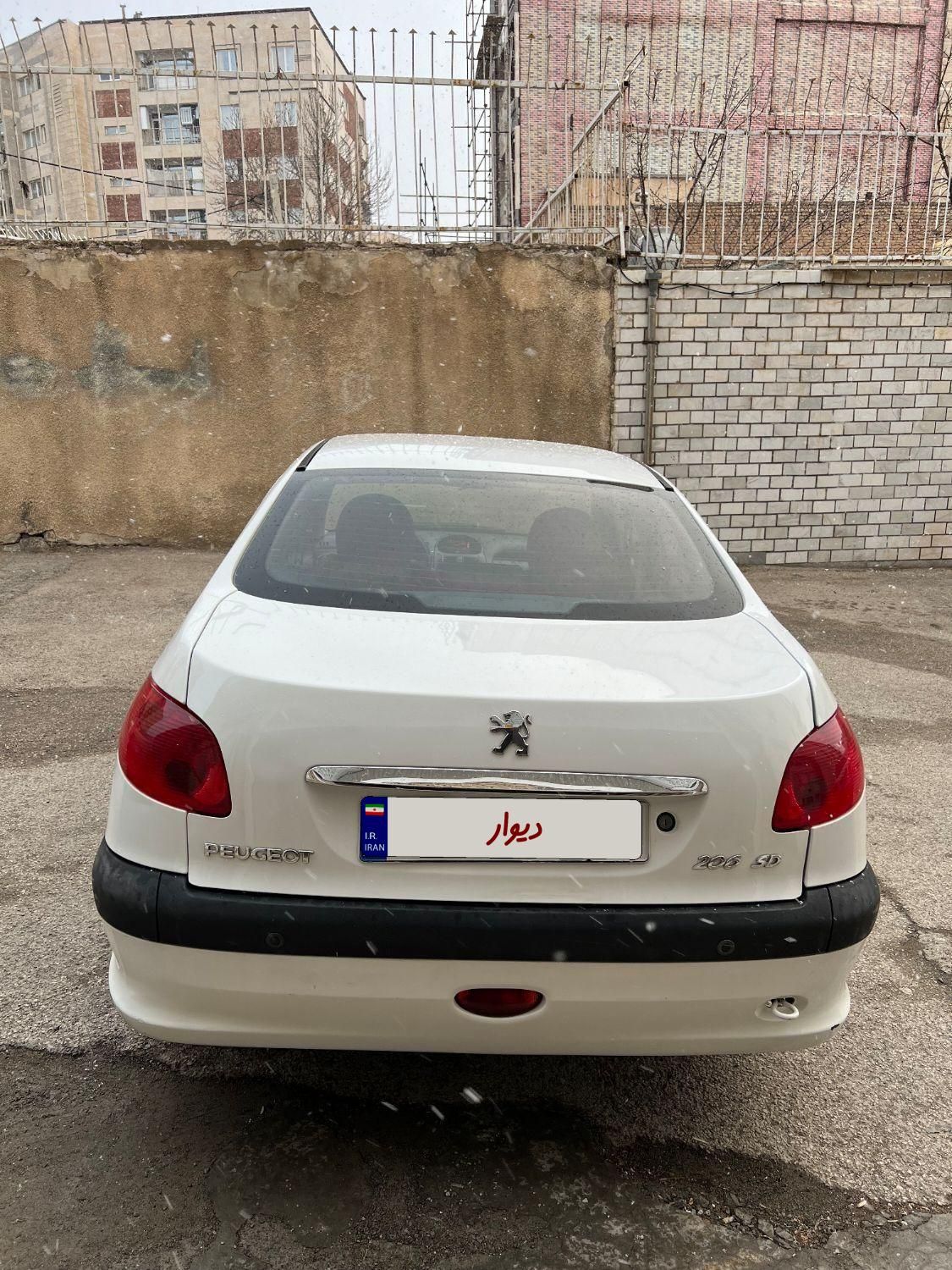 پژو 206 SD v8 - 1396