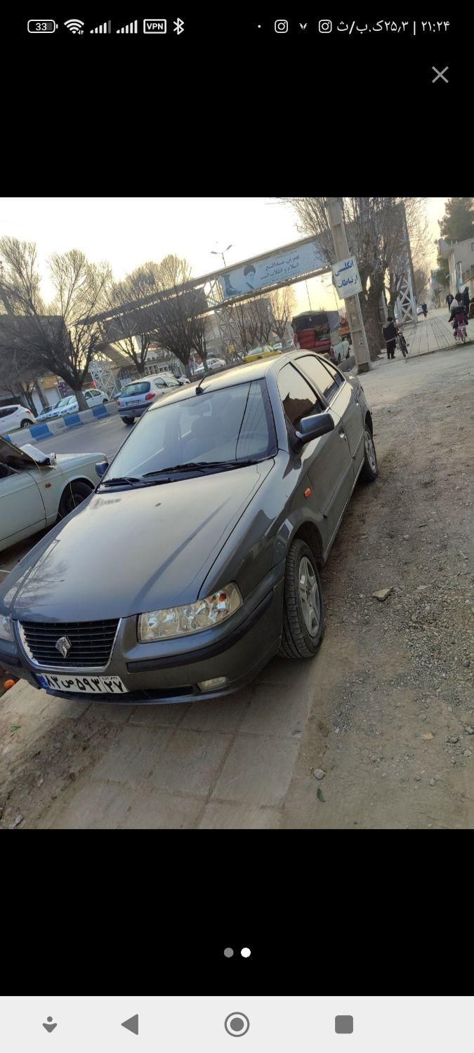 سمند LX EF7 دوگانه سوز - 1387