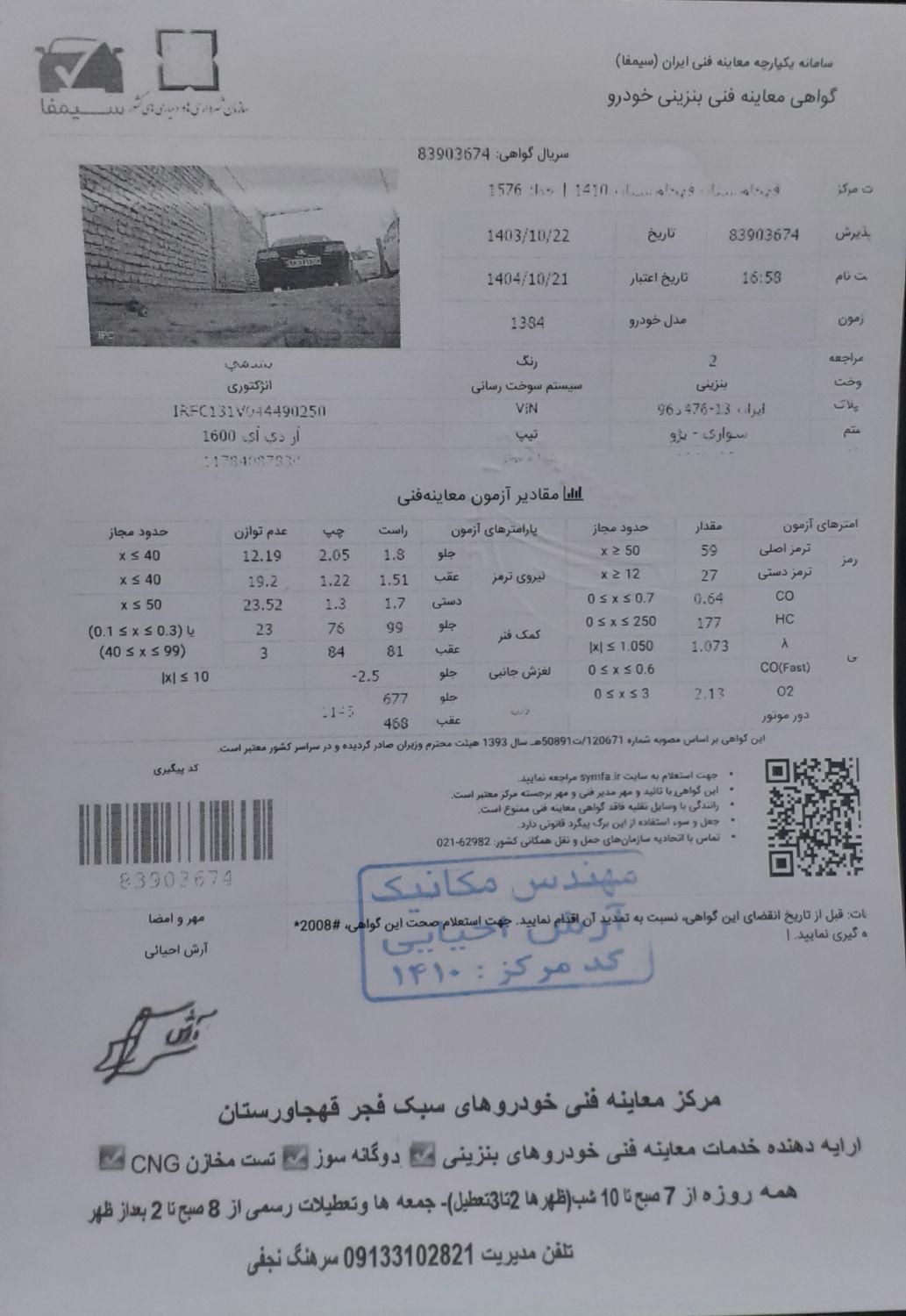 پژو آردی RDI - 1384