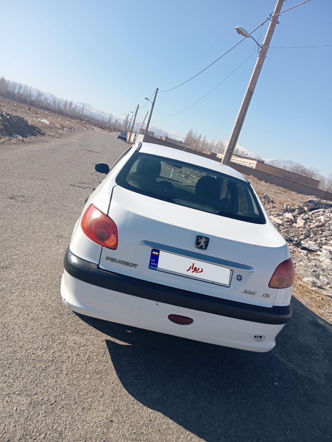 پژو 206 SD v8 - 1393