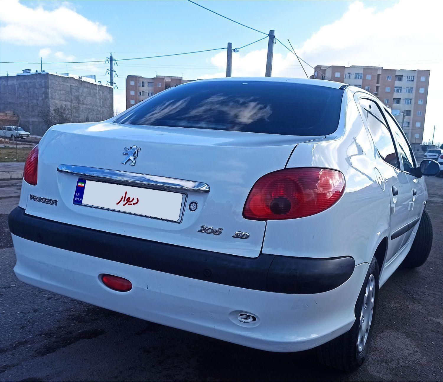 پژو 206 SD v8 - 1395