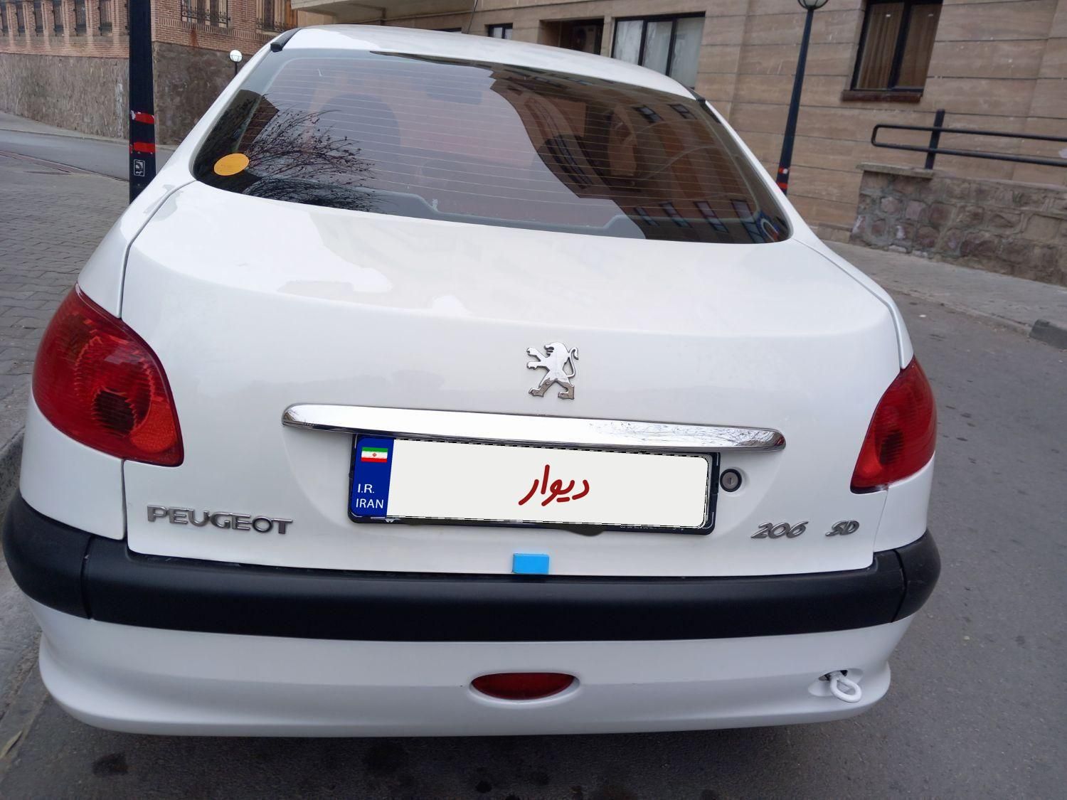 پژو 206 SD v8 - 1395