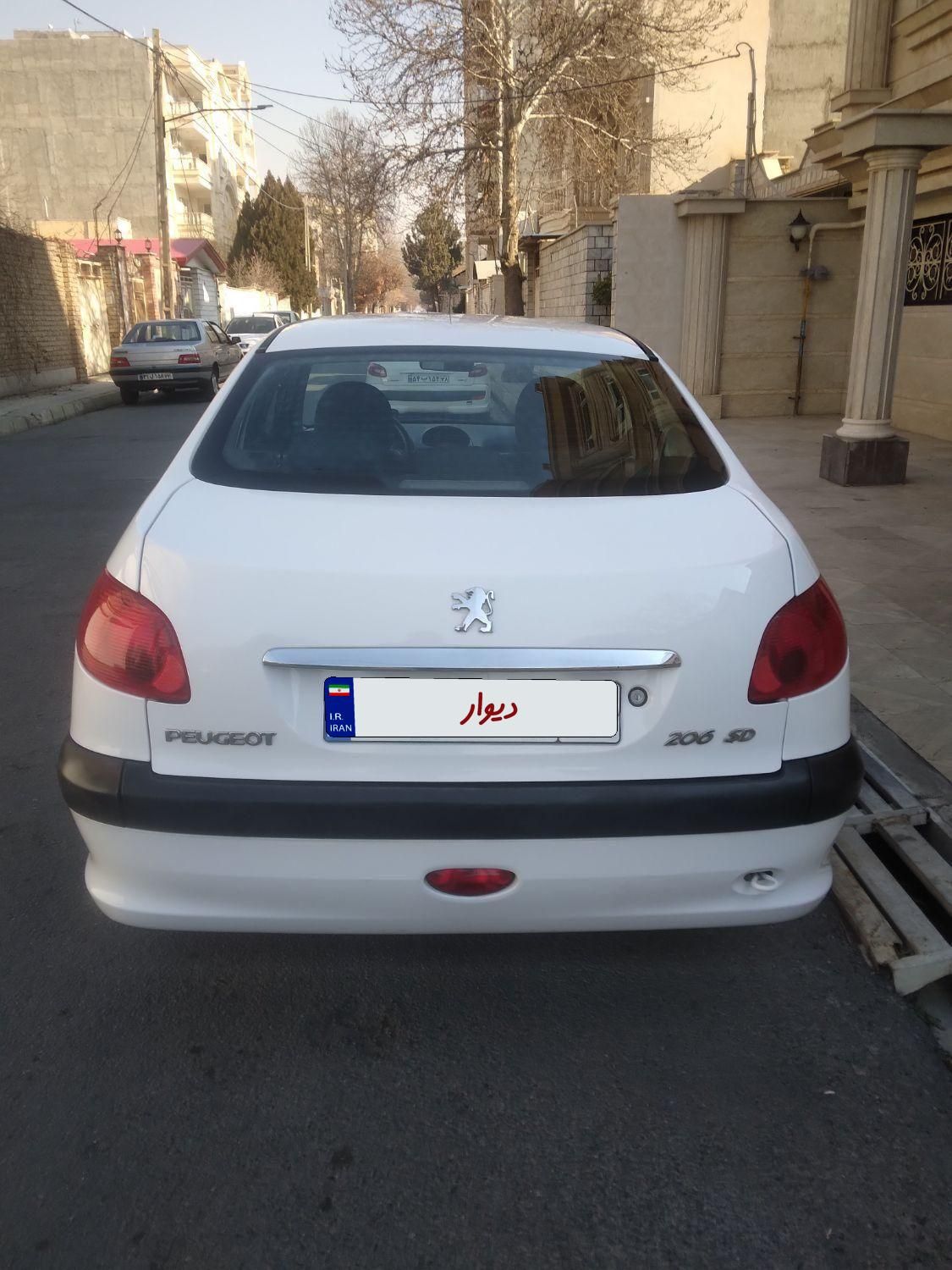 پژو 206 SD v8 - 1396