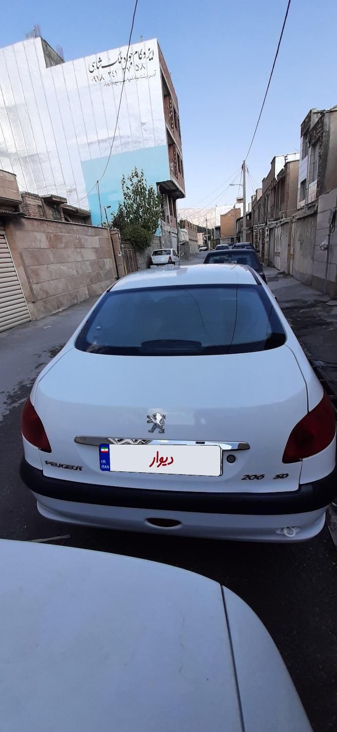 پژو 206 SD v8 - 1396