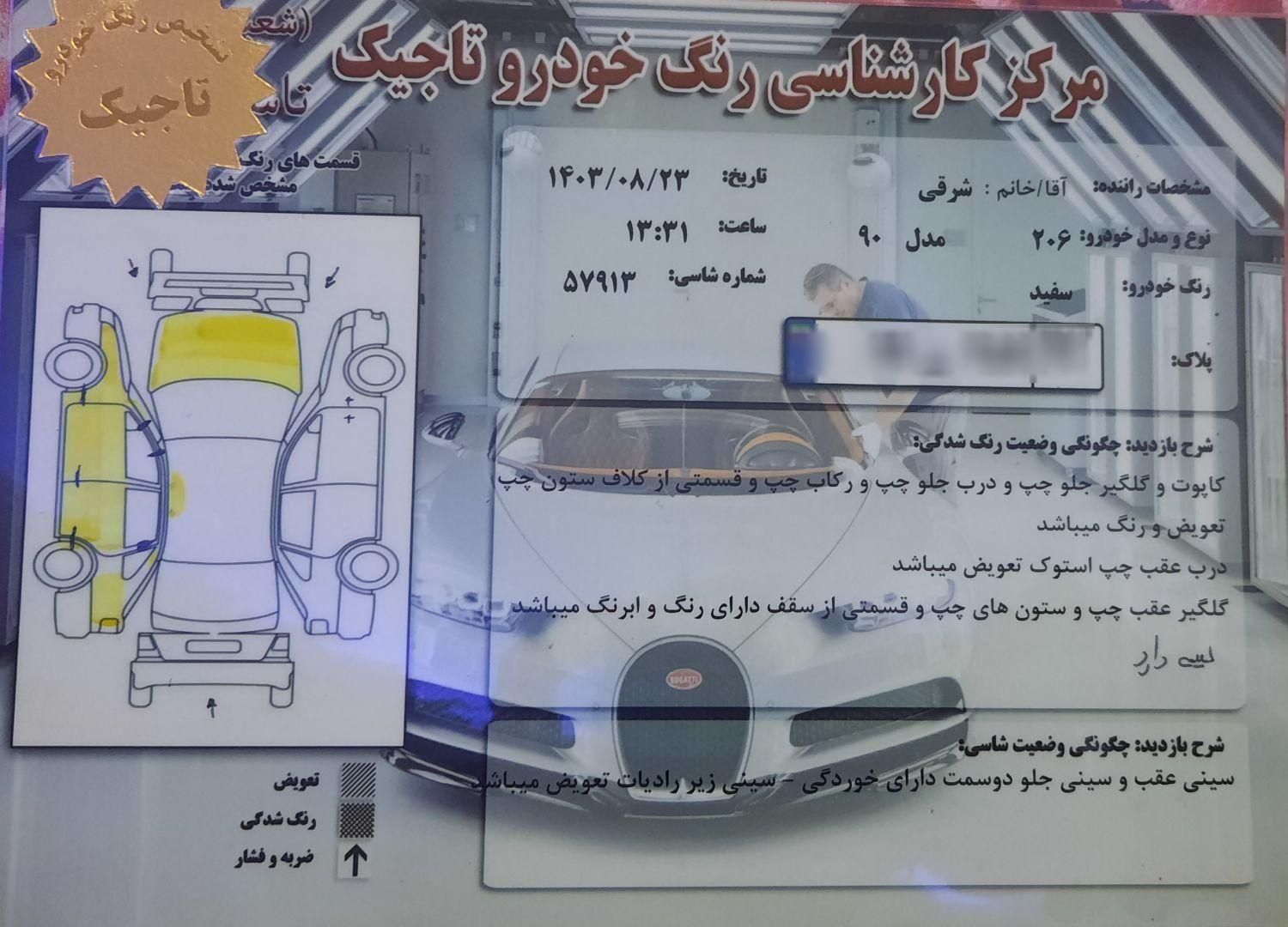 پژو 206 تیپ 5 - 1390