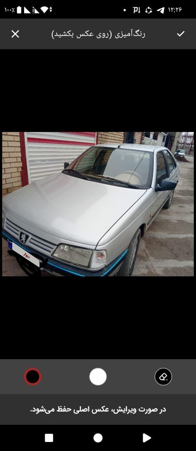 پژو 405 GL - دوگانه سوز CNG - 1373