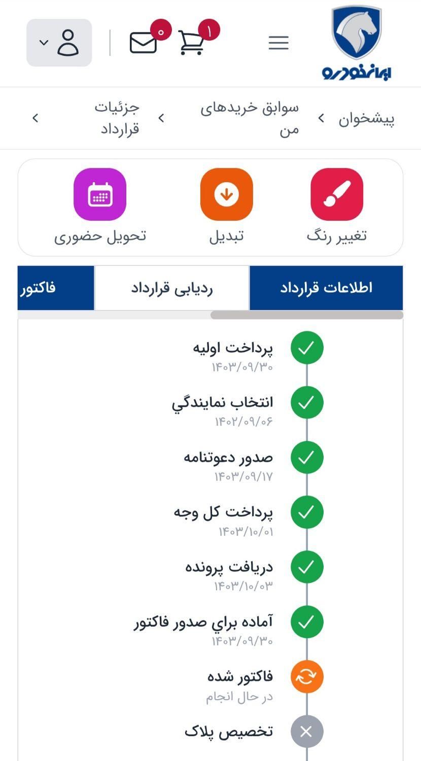 پژو 207 پانوراما اتوماتیک TU5P - 1403