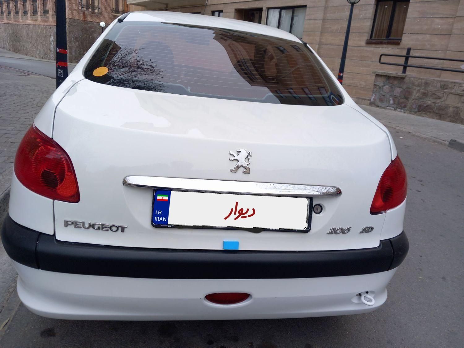 پژو 206 SD v8 - 1395