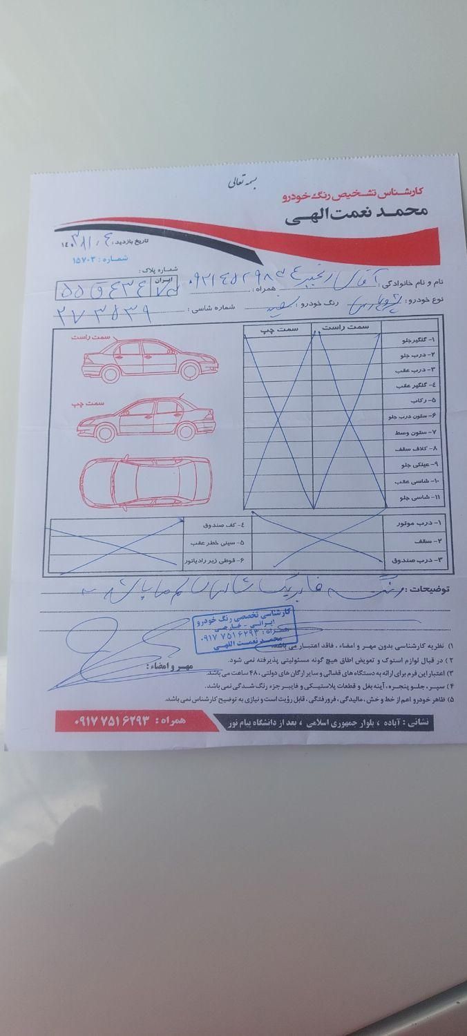 پژو پارس دوگانه سوز - 1394