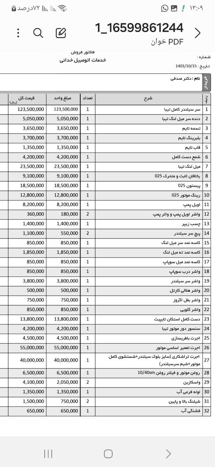 تیبا صندوق دار EX - 1394