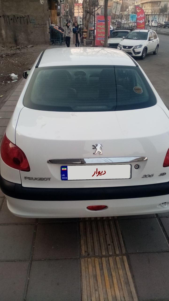 پژو 206 SD v8 - 1395