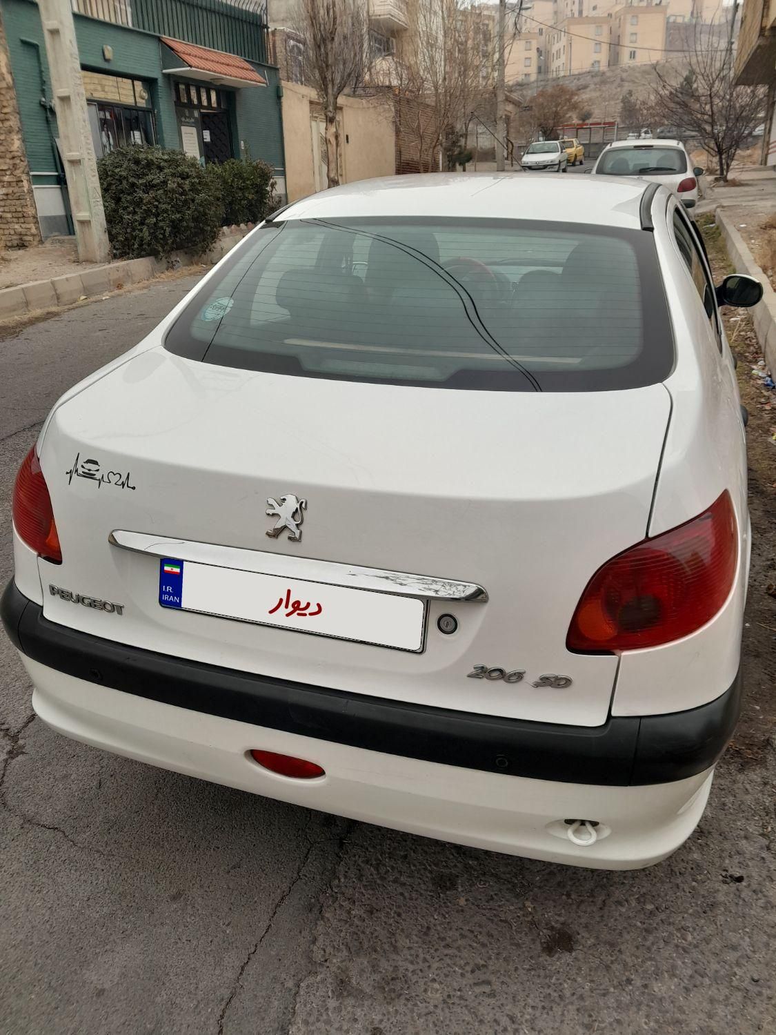 پژو 206 SD v8 - 1396