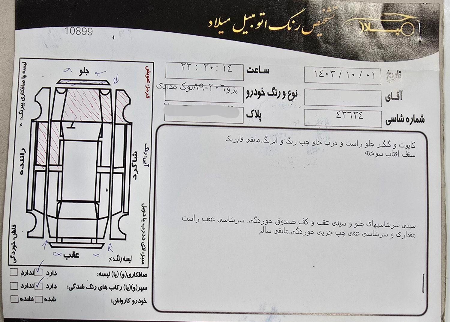 پژو 206 تیپ 2 - 1389