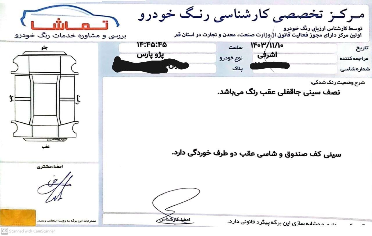 پژو پارس XU7ساده - 1392