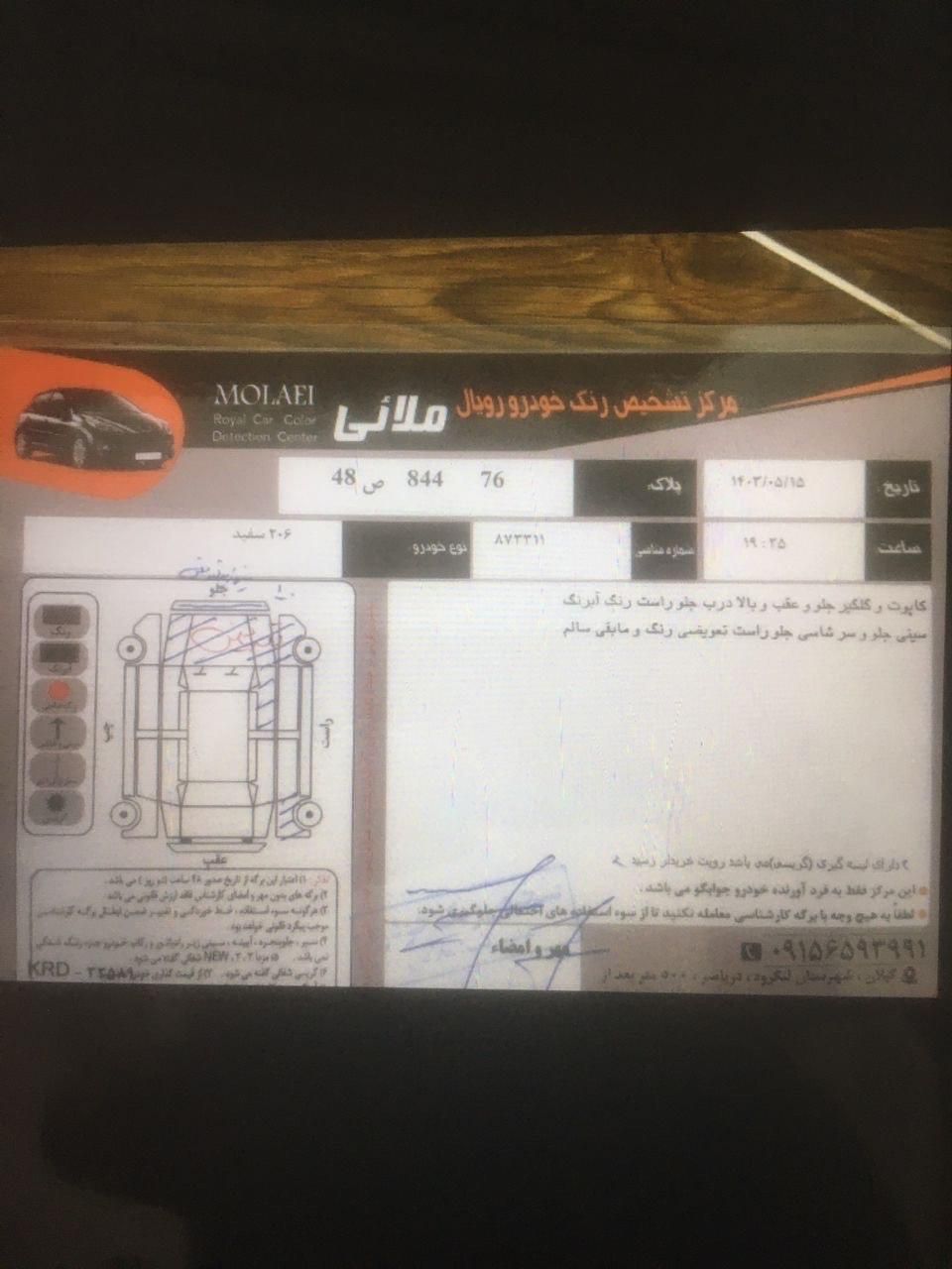 پژو 206 تیپ 5 - 1395