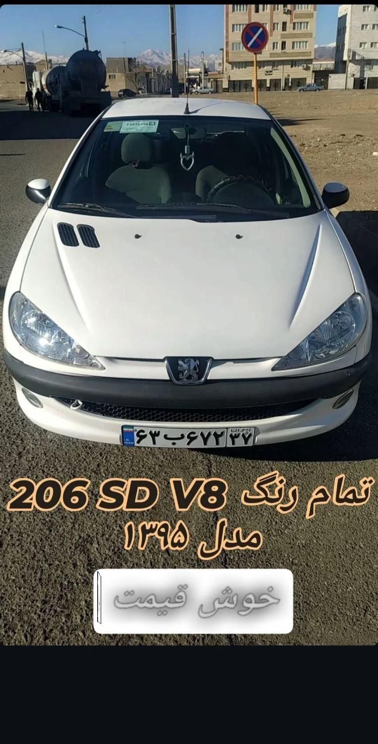 پژو 206 SD v8 - 1395