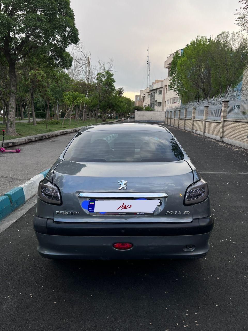 پژو 206 SD v9 - 1387