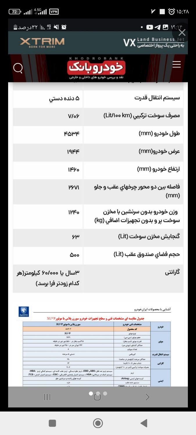 سمند سورن پلاس EF7 بنزینی - 1403