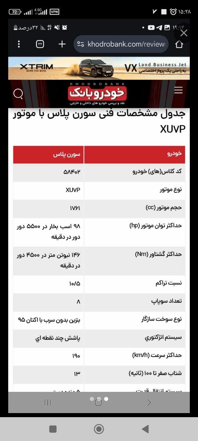 سمند سورن پلاس EF7 بنزینی - 1403