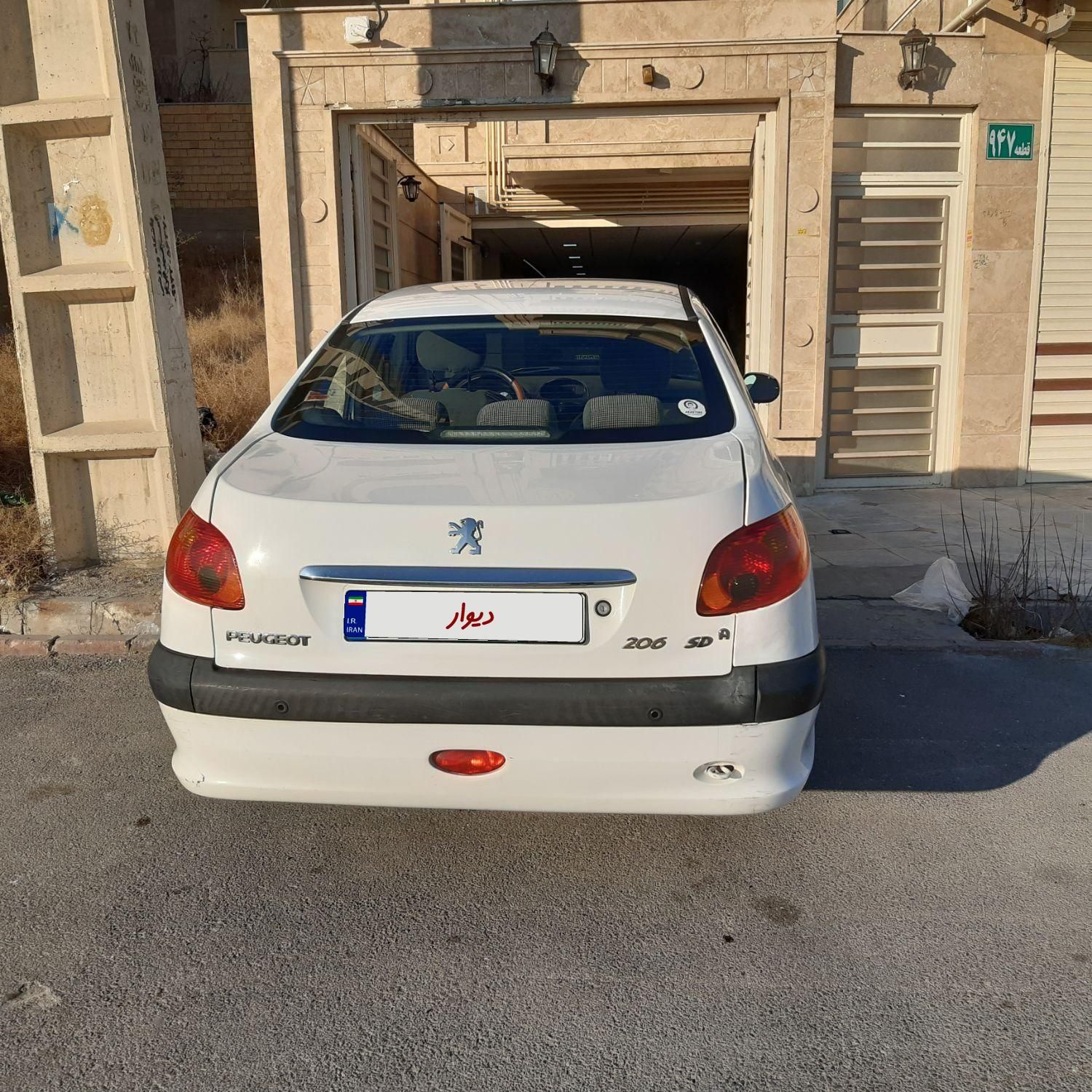 پژو 206 SD v8 - 1393