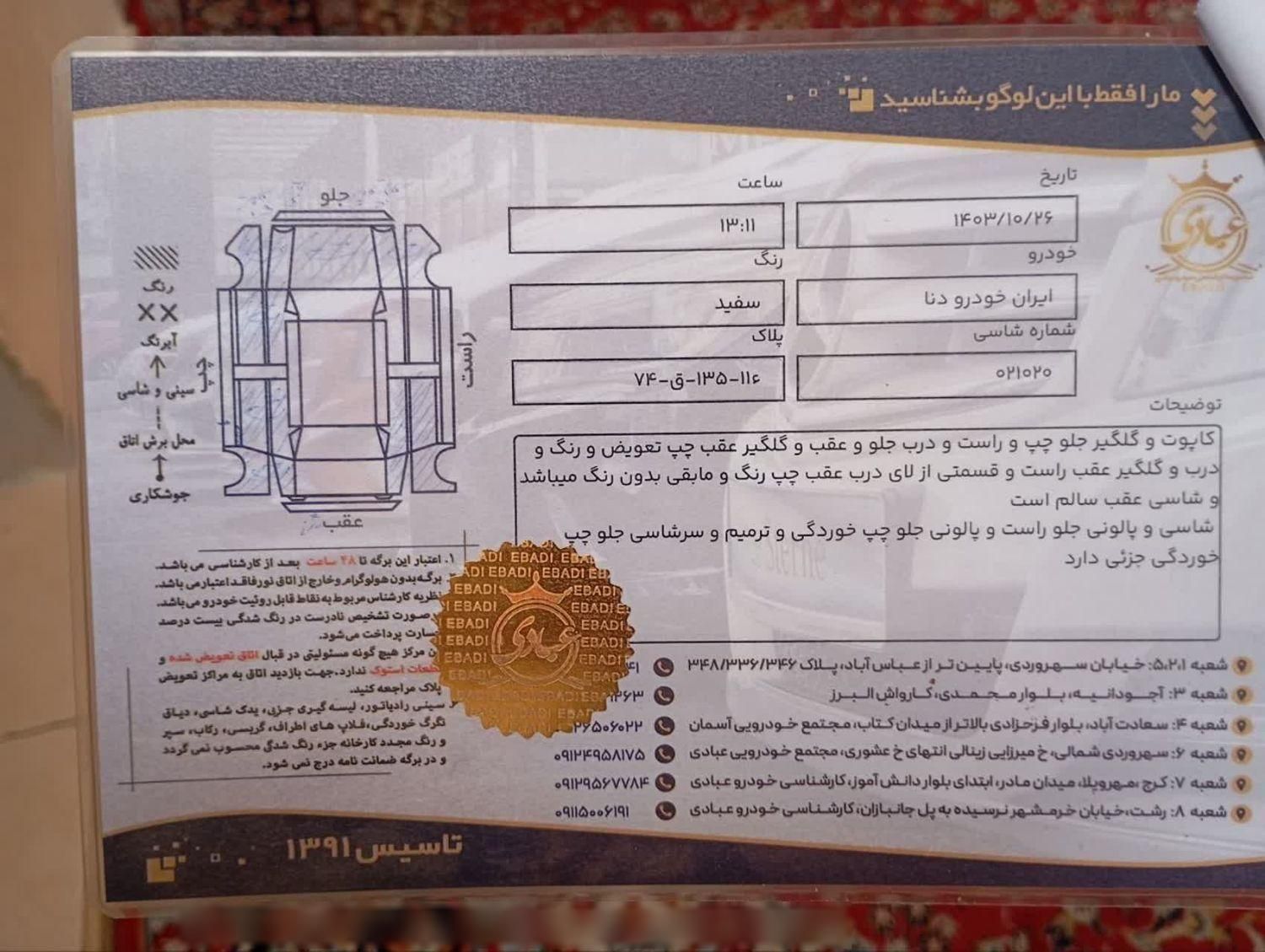 دنا معمولی دنده ای تیپ ۲ - 1397