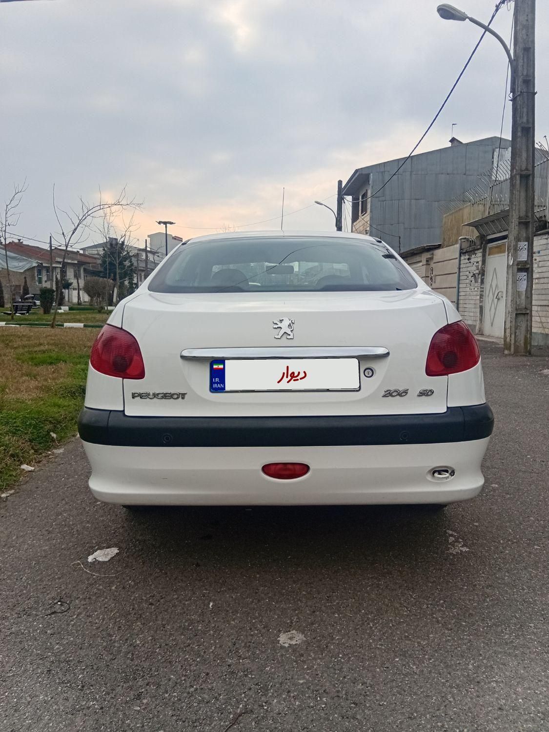 پژو 206 SD v8 - 1396