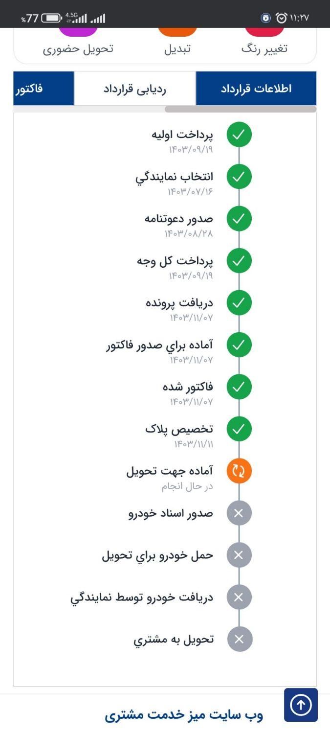 پژو 207 دنده‌ای - 1403