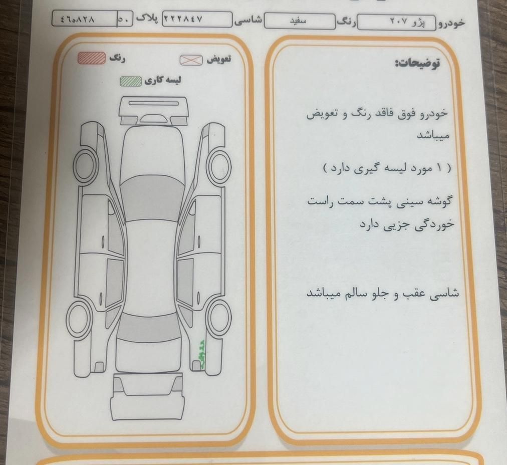 پژو 207 دنده ای پانوراما - 1400