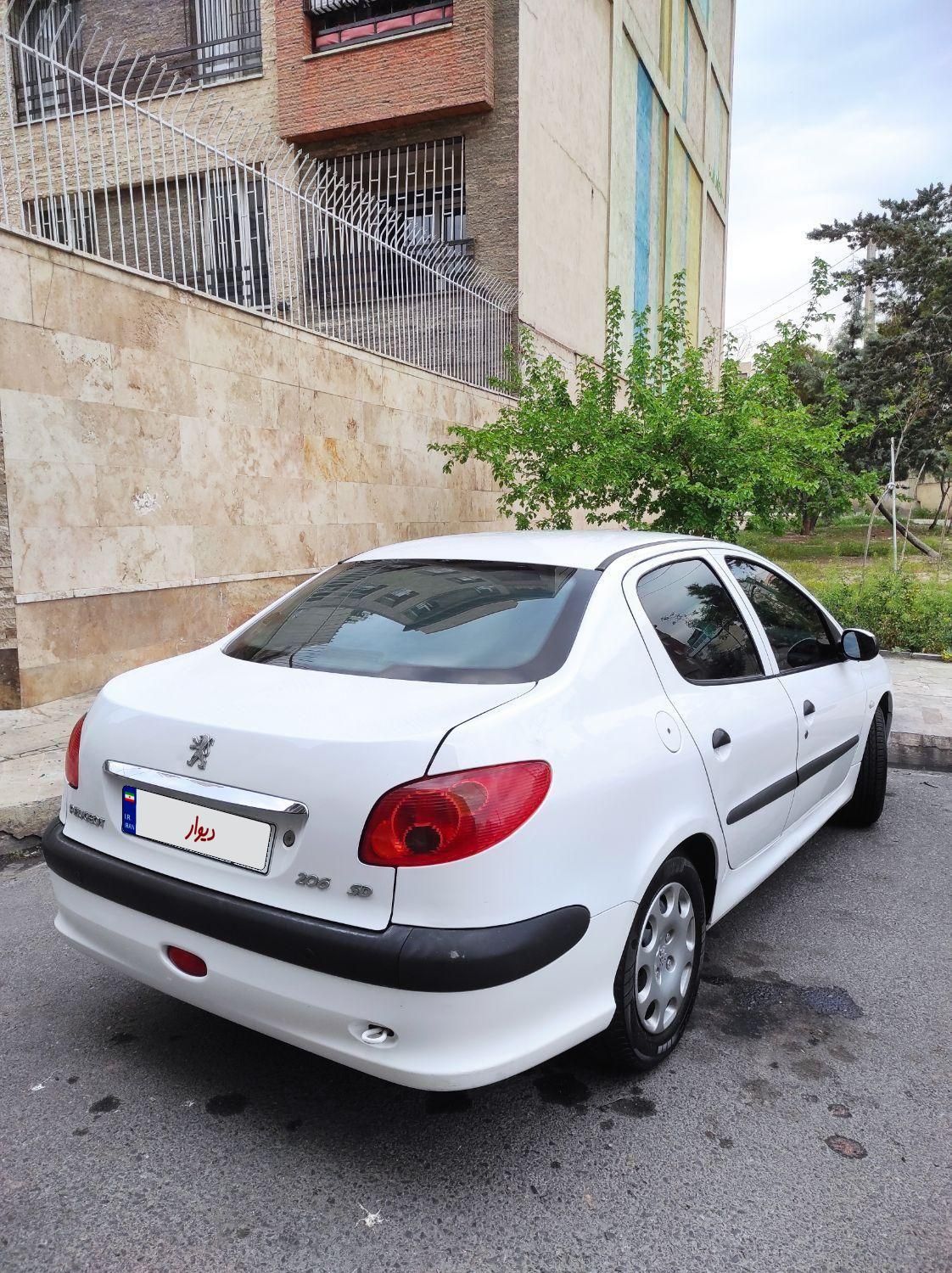 پژو 206 SD v8 - 1395