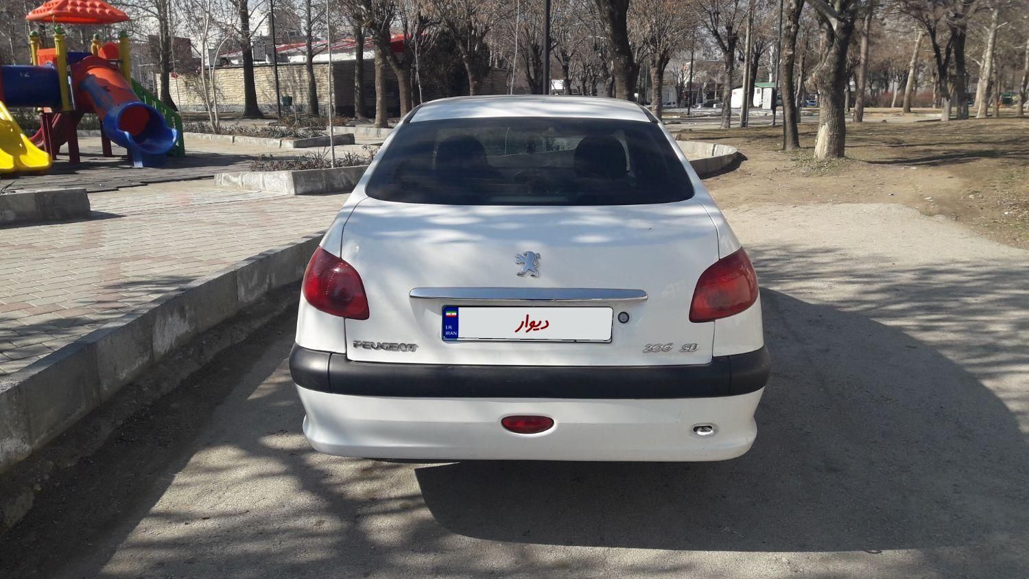 پژو 206 SD v8 - 1395