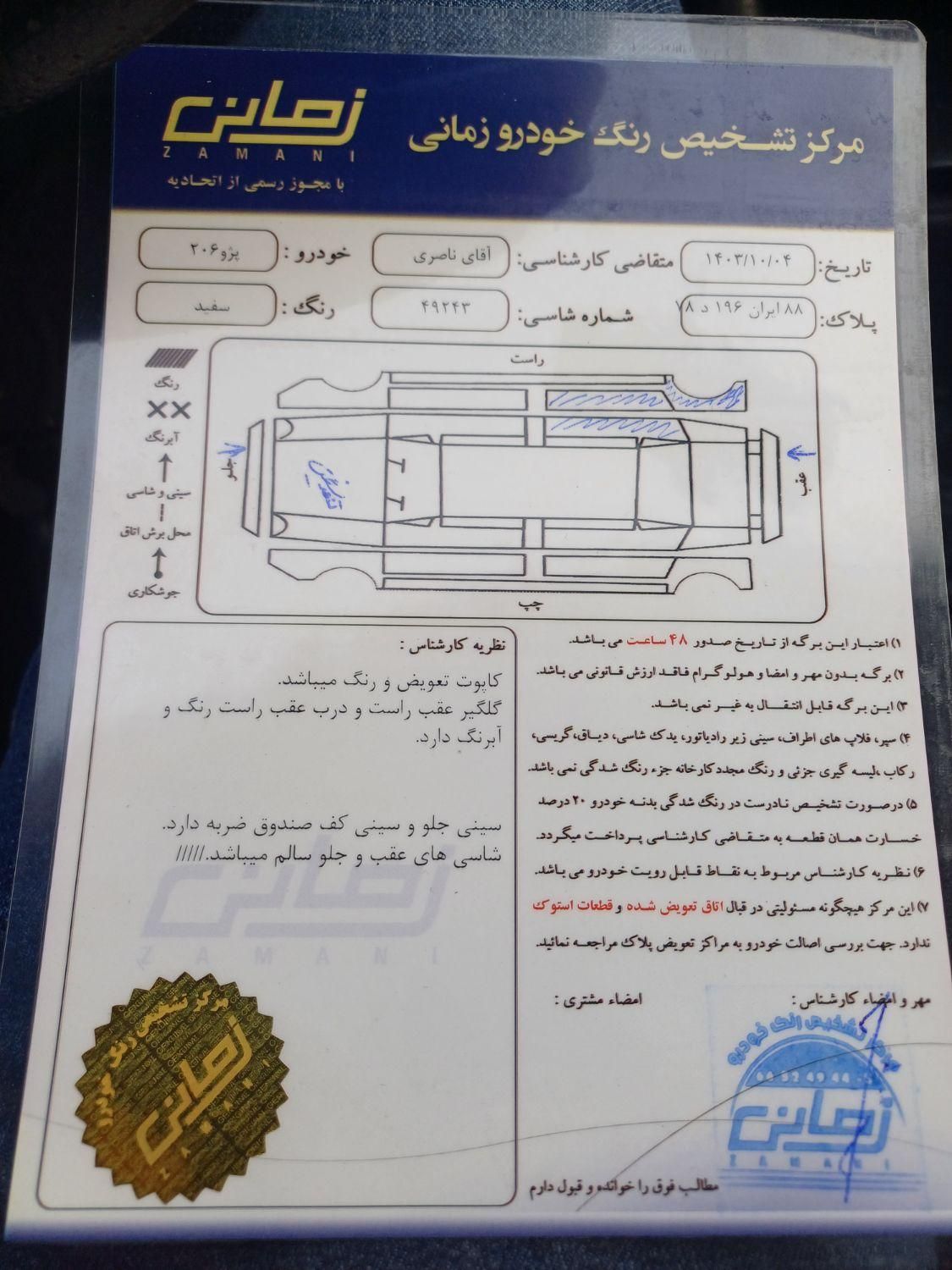 پژو 206 تیپ 2 - 1389