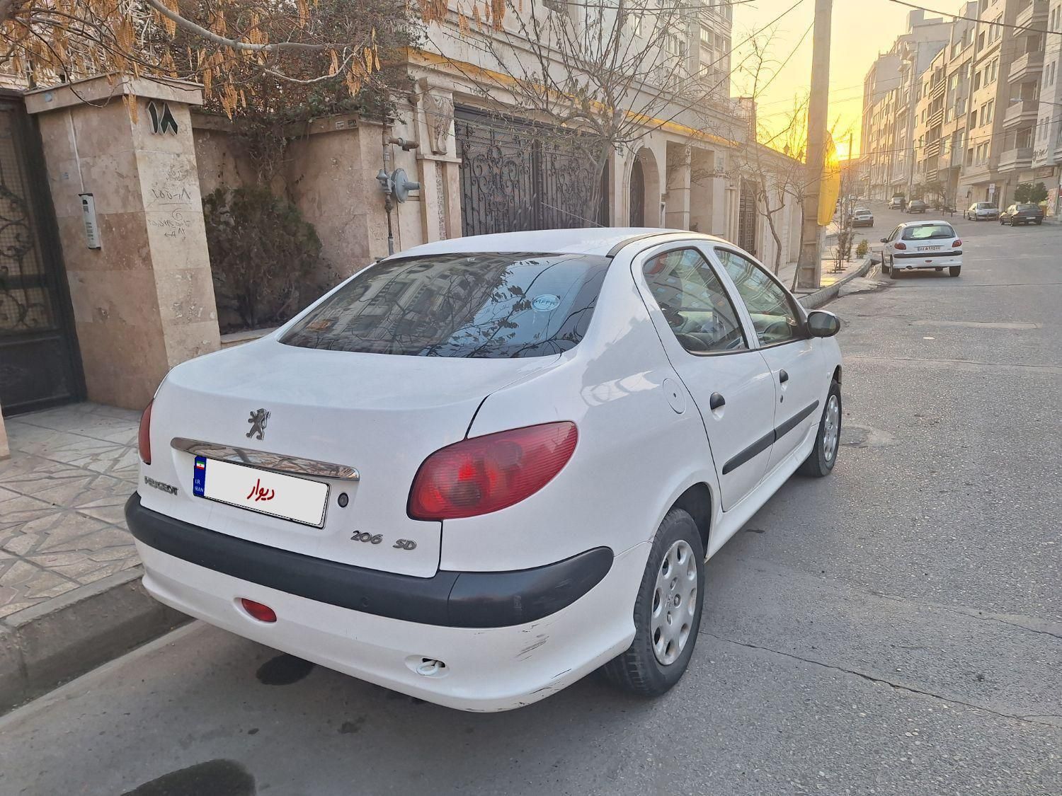 پژو 206 SD v8 - 1396