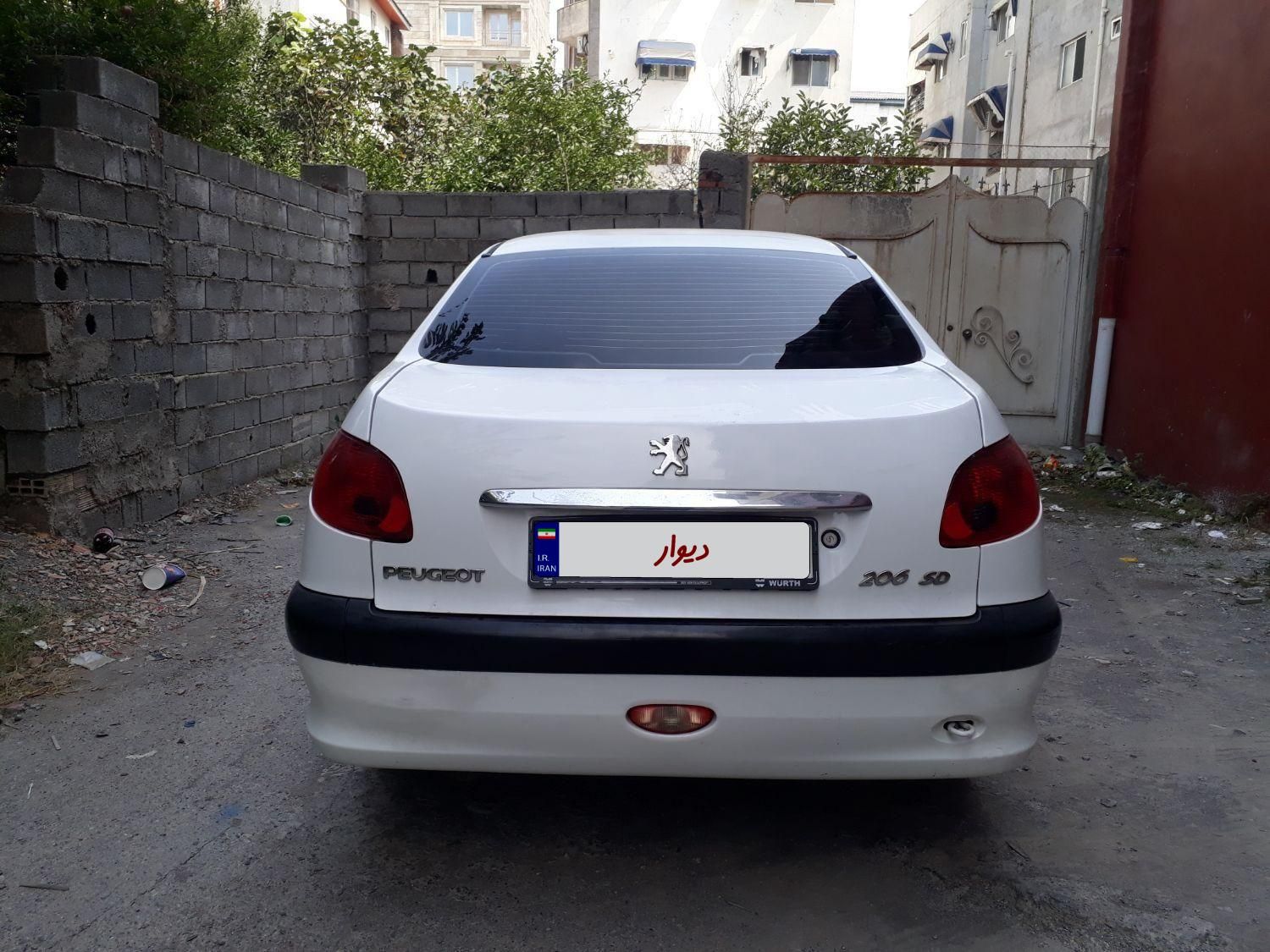 پژو 206 SD v8 - 1390