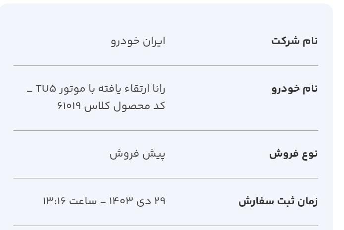 رانا پلاس دنده‌ای - 1403