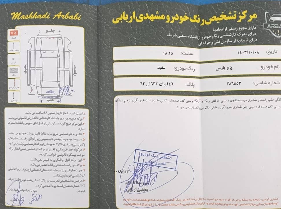 پژو پارس دوگانه سوز - 1394