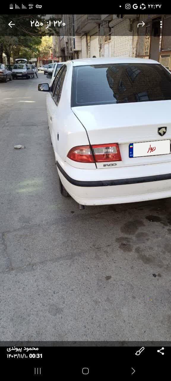 سمند LX EF7 دوگانه سوز - 1396