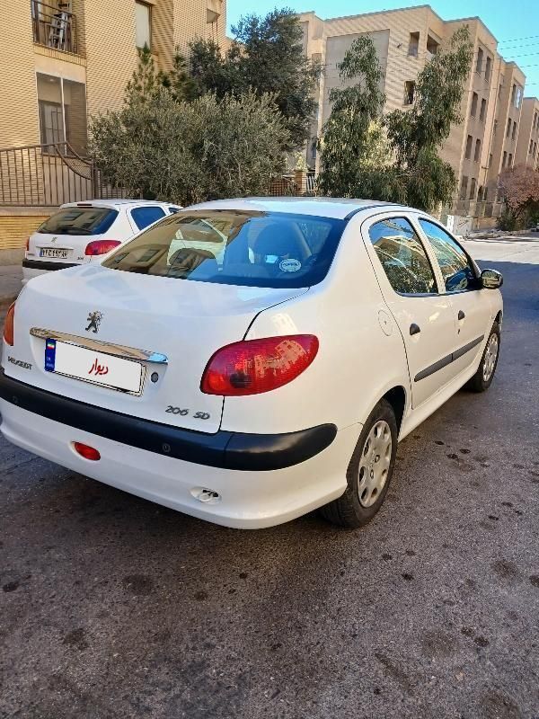 پژو 206 SD v8 - 1395