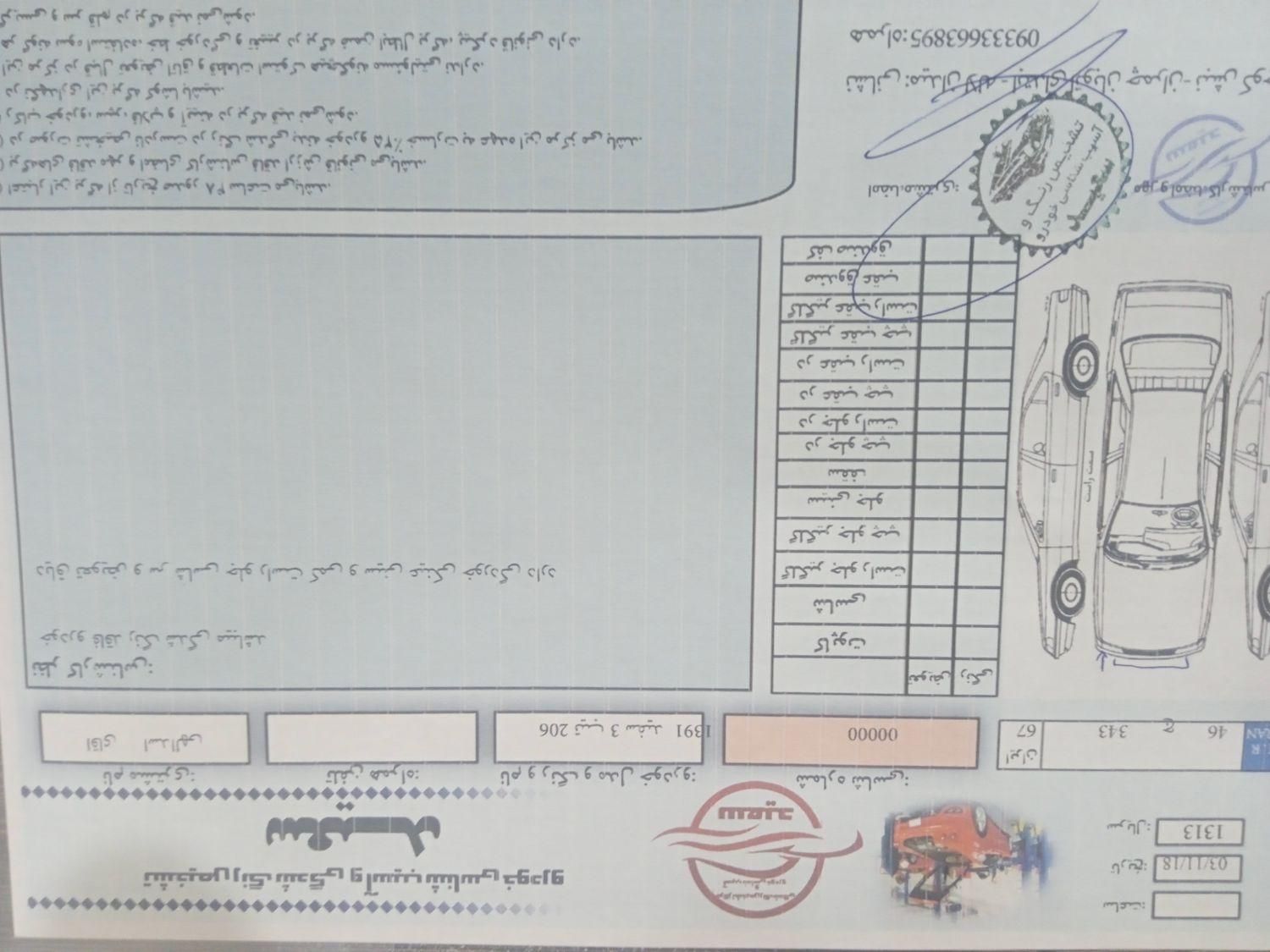 پژو 206 تیپ 3 - 1391