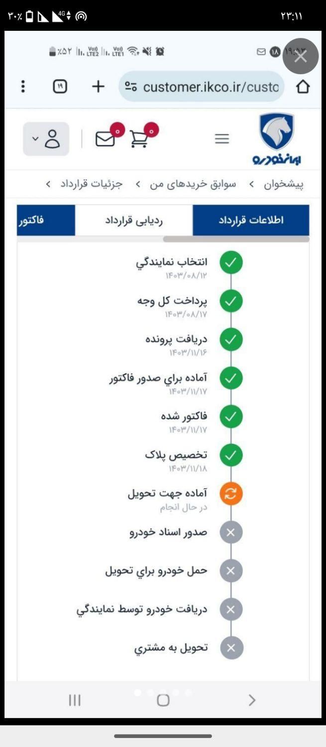 سمند سورن پلاس EF7 بنزینی - 1403